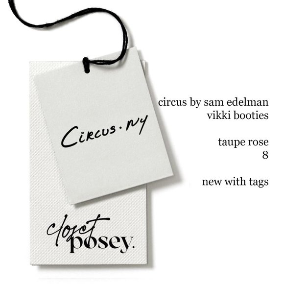NWT . circus by sam edelman . vikki bootie . taupe . 8 - Picture 7 of 7
